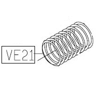 Siruba VC008 Пружина VE21 (original)
