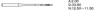Игла Organ Needles DPx5 № 110/18