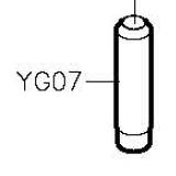 Siruba YF-616 Втулка нижняя YG07 (original)