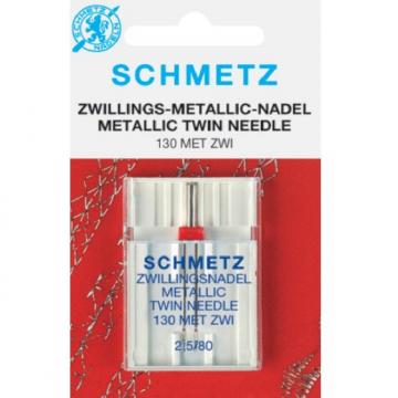 Игла SCHMETZ 130MET ZWI NE 2,5 №80 (1шт/уп) 