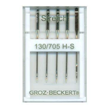 Игла Groz-beckert 130/705H-S №  75-90 (75(3) 90(2)) (5 шт/уп)